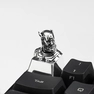 ảnh keycap bạc captain american premium keycap, nút bàn phím bạc, nút esc, artisan keycap, keycap kim loại, cherry keycap,custom keycap 1